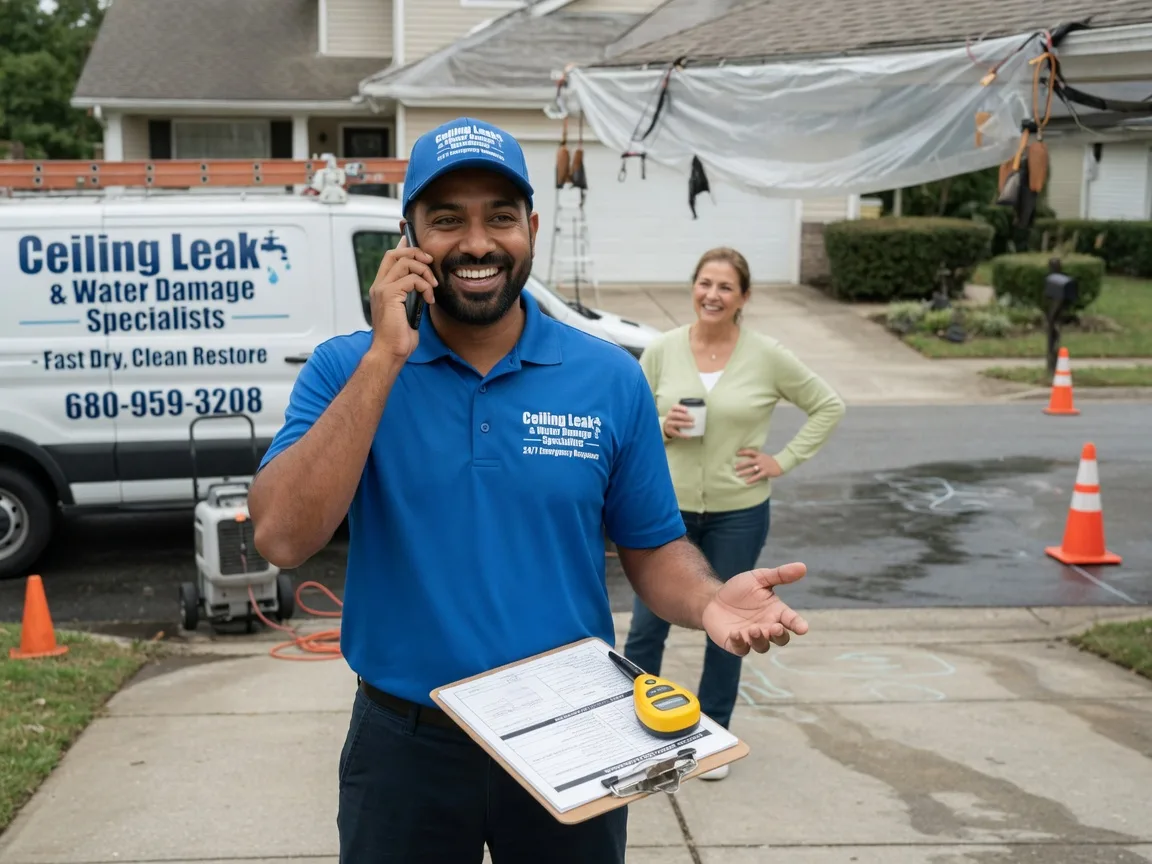 Ceiling Leak Cleanup Spiritwood, ND FAQs